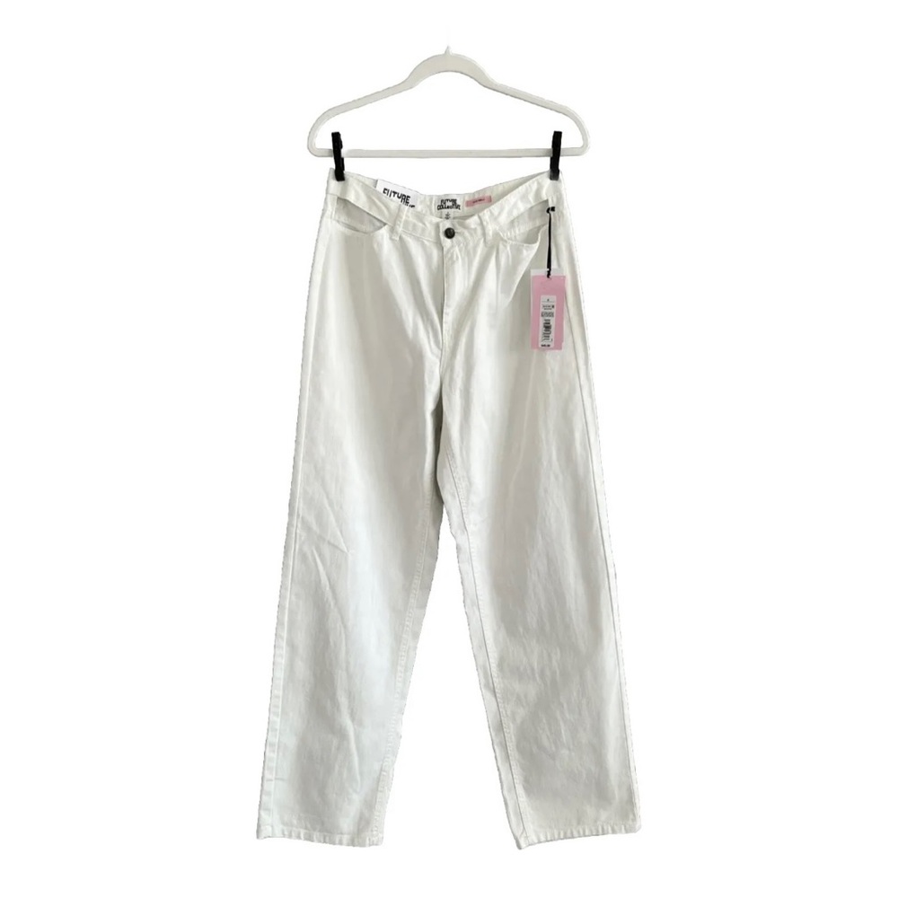 Women's Cut Out Waist Straight Leg Jeans - Future Collective with Alani Noelle 8